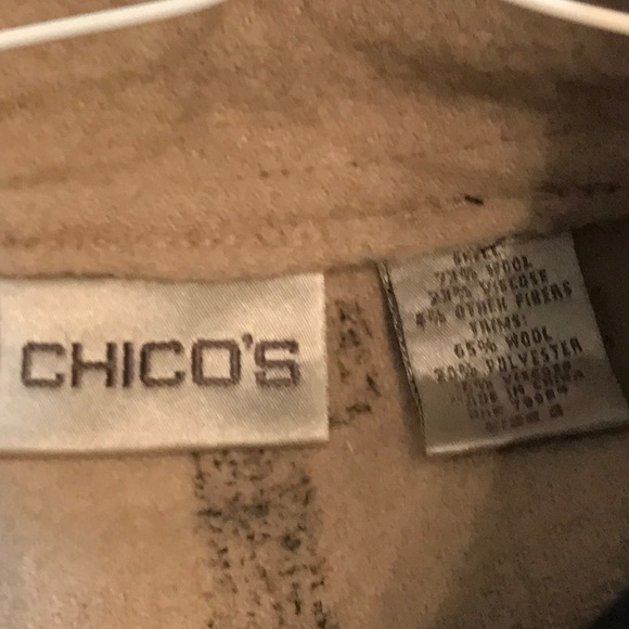 Preowned Chico’s Blanket jacket Southwestern Graphics - sz 2 - Picture 7 of 8